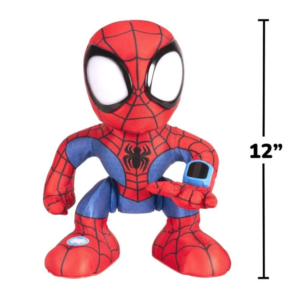 Spidey and His Amazing Friends Flip Spidey Stuffed Animal: Polyester Figure Toy